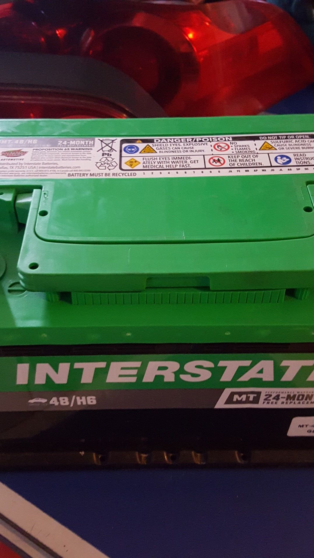 Brand new Interstate Battery model number Mt 48 - H6