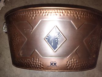 XX branded metal ice or drink bucket never used