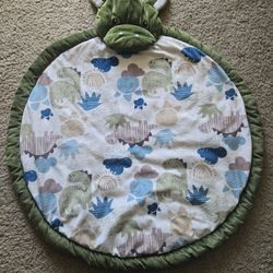 Dinosaur Baby Play Mat - 28 inch Diameter