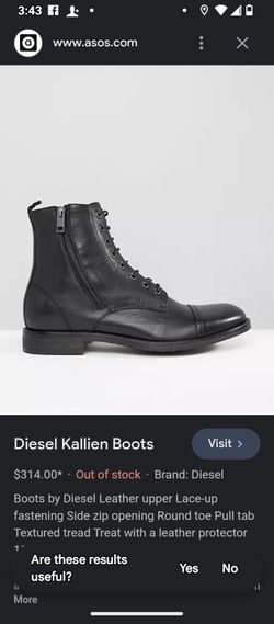 Diesel Boots Sz12