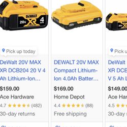 DEWALT Charger  And Battery