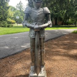 Handcrafted Knight In Armor, 4’