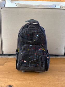 Pac-Man Rolling Backpack with Wheels