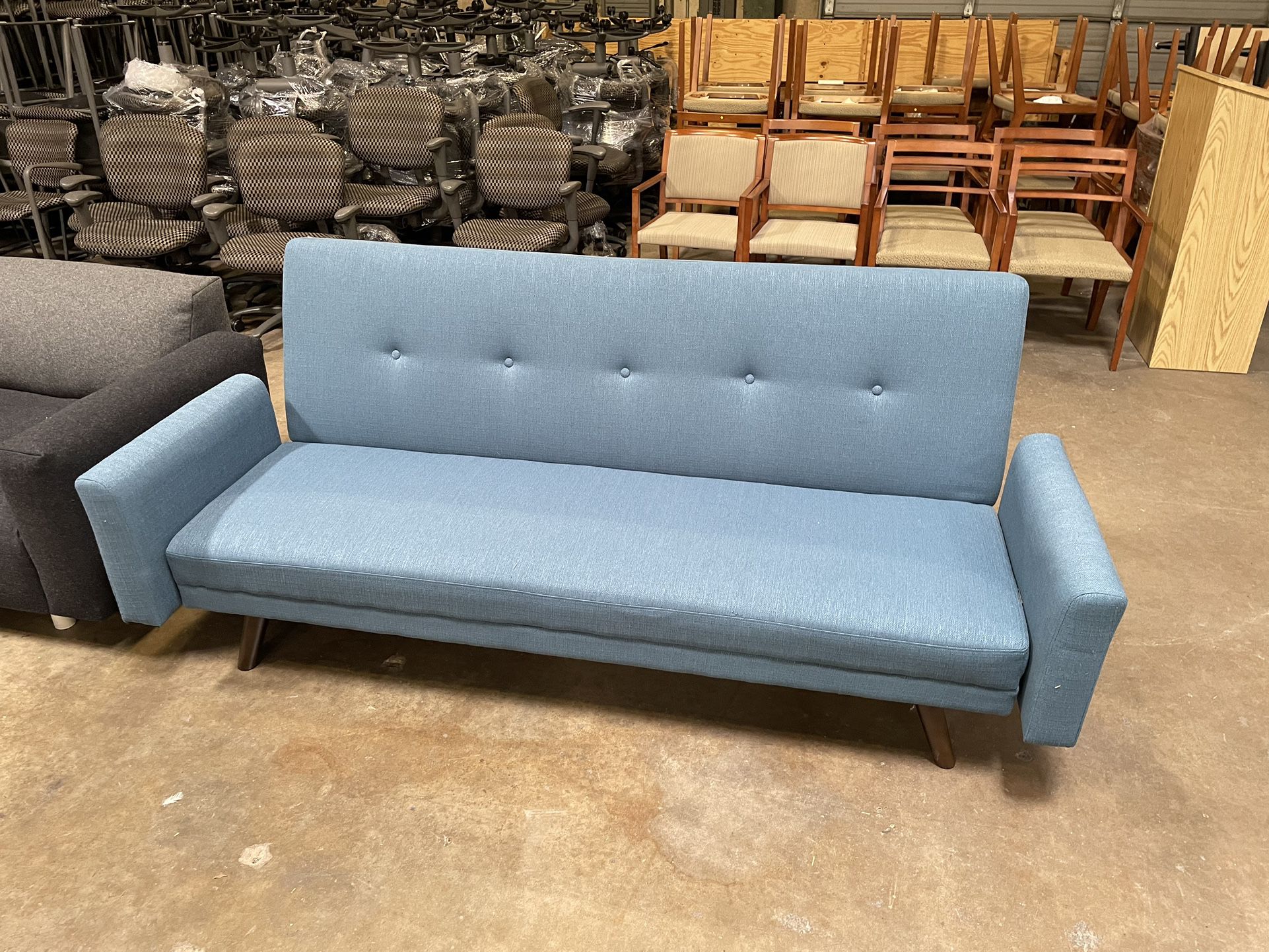 Blue 7’ Office Or Home Couch!