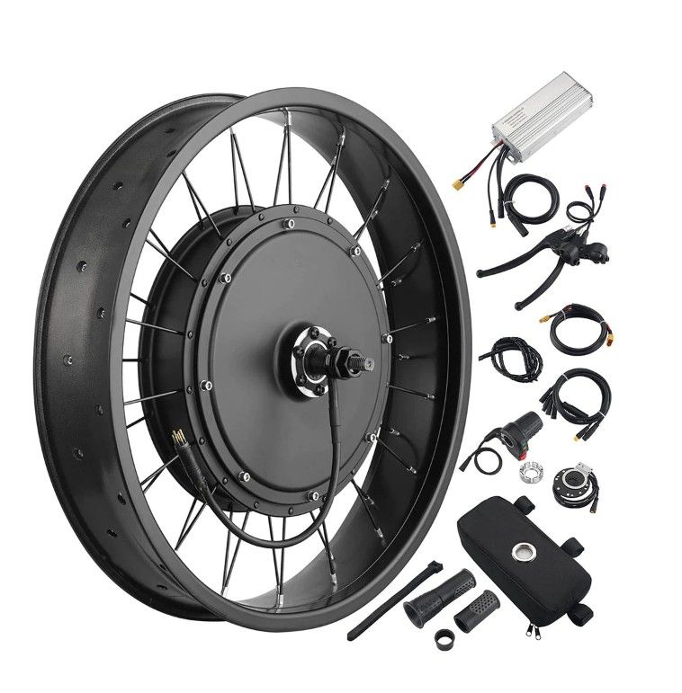 20" Front Wheel Electric Bicycle Motor Fat Tire Kit 48v 1000w Electric Bike Kit - Spring Sale