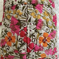 Vera Bradly Tea Garden Small Duffel Bag 