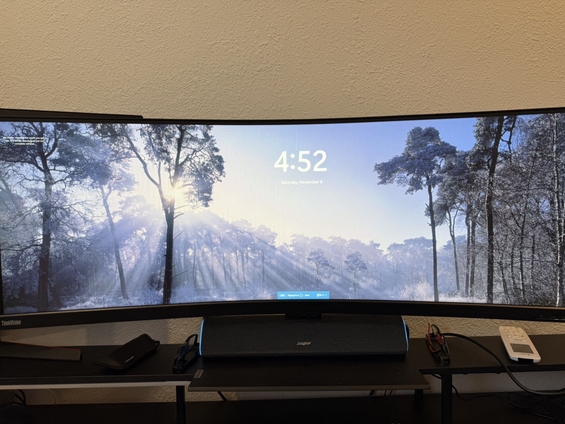Lenovo 44” Curved Monitor