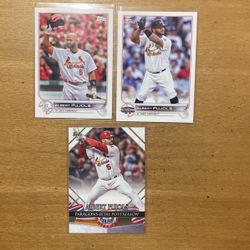 2022 TOPPS UPDATE ALBERT PUJOLS 3 CARD LOT 