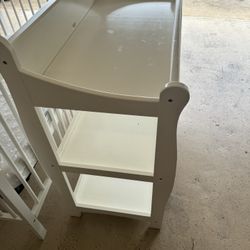 crib and changing table