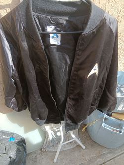 25th anniversary black satin jacket never used