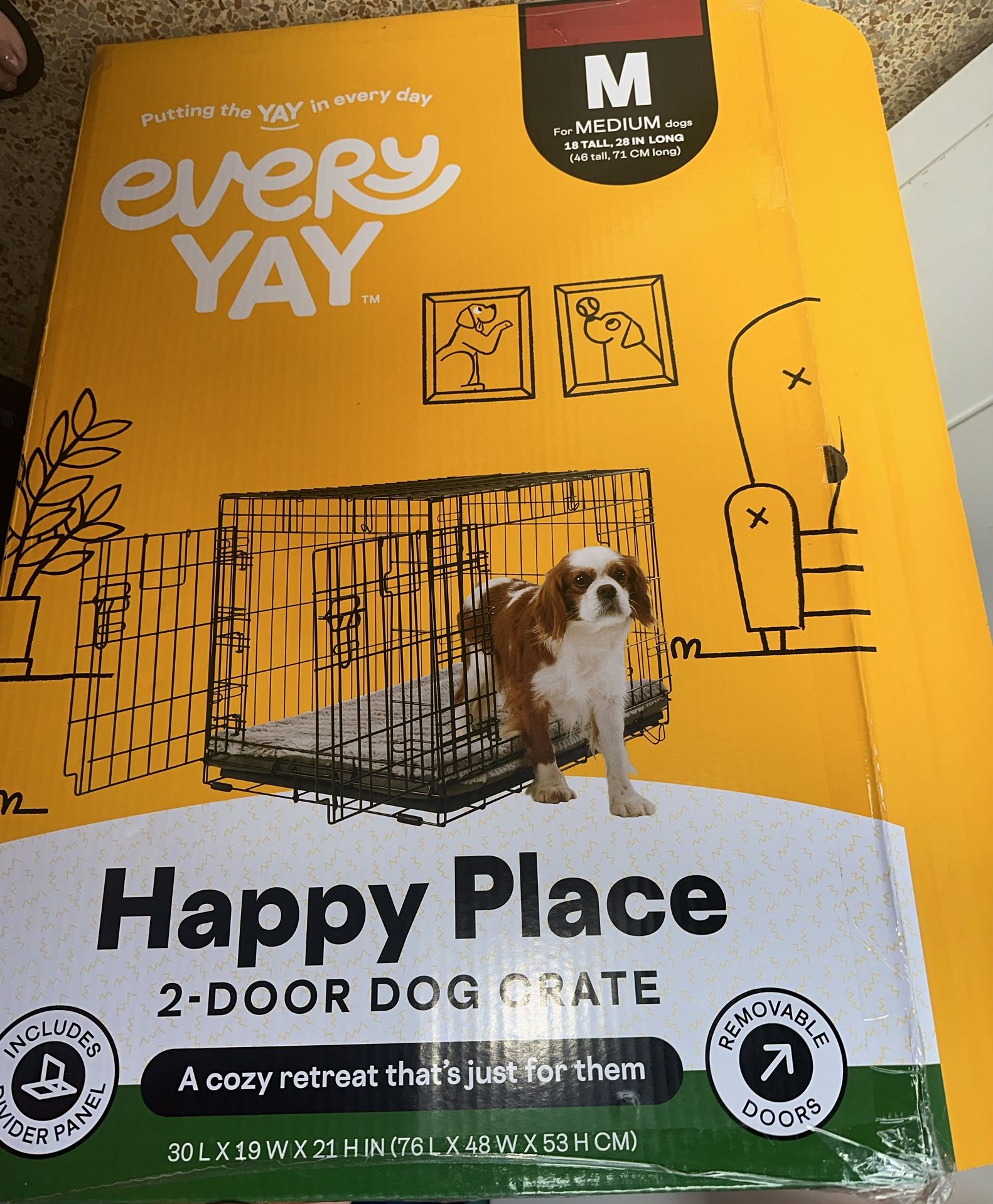 Medium 2 Door Dog Crate