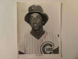 Jose Cardenal Cubs Autographed Photo