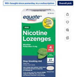 Equate Nicotine Lozenges