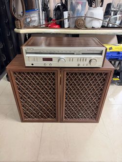 Vintage Kenwood Stereo Receiver + Pioneer Speakers
