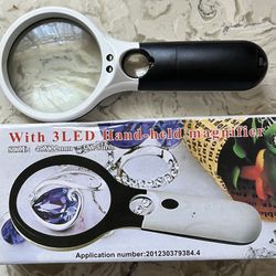 Led Had Held Magnifier 