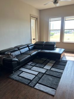 High-end leather couch