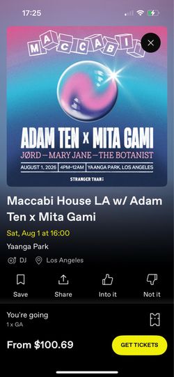 Adam Ten x Mita Gami Maccabi House