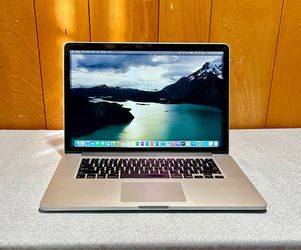 Apple MacBook Pro 15” Retina i7/16GB/500GB SSD $350