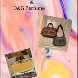 Dooney & Bourke Designer Bundle + Dolce & Gabbana Perfume- $80