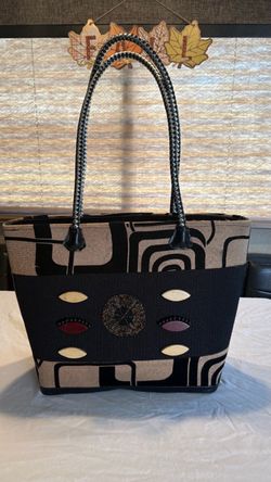 African Woven Handbag Purse Shoulder bag Double straps