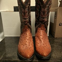 Ostrich Cowboy Boots