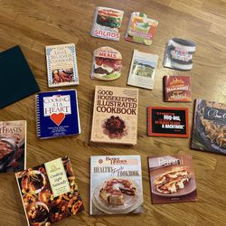 16 cookbooks  Pick up location 1395 Sylvan Ave., Bridgeport, CT across the street from the police community center 