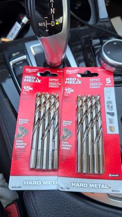 Milwaukee Red Helix Cobalt Drill Bit Sets (x2)