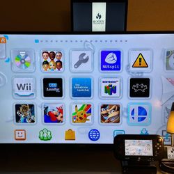 Nintendo Wii U With Many Games 