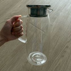 Glass water bottle