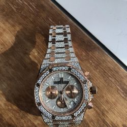 VVS MOISSANITE WATCH - DIAMOND TESTER APPROVED