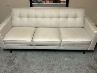 Ivory cloth couch
