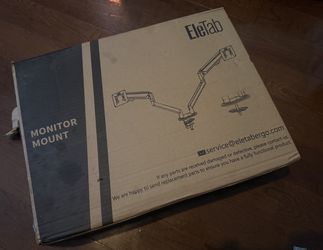 EleTab Adjustable Monitor Desk Mount – Boxed
