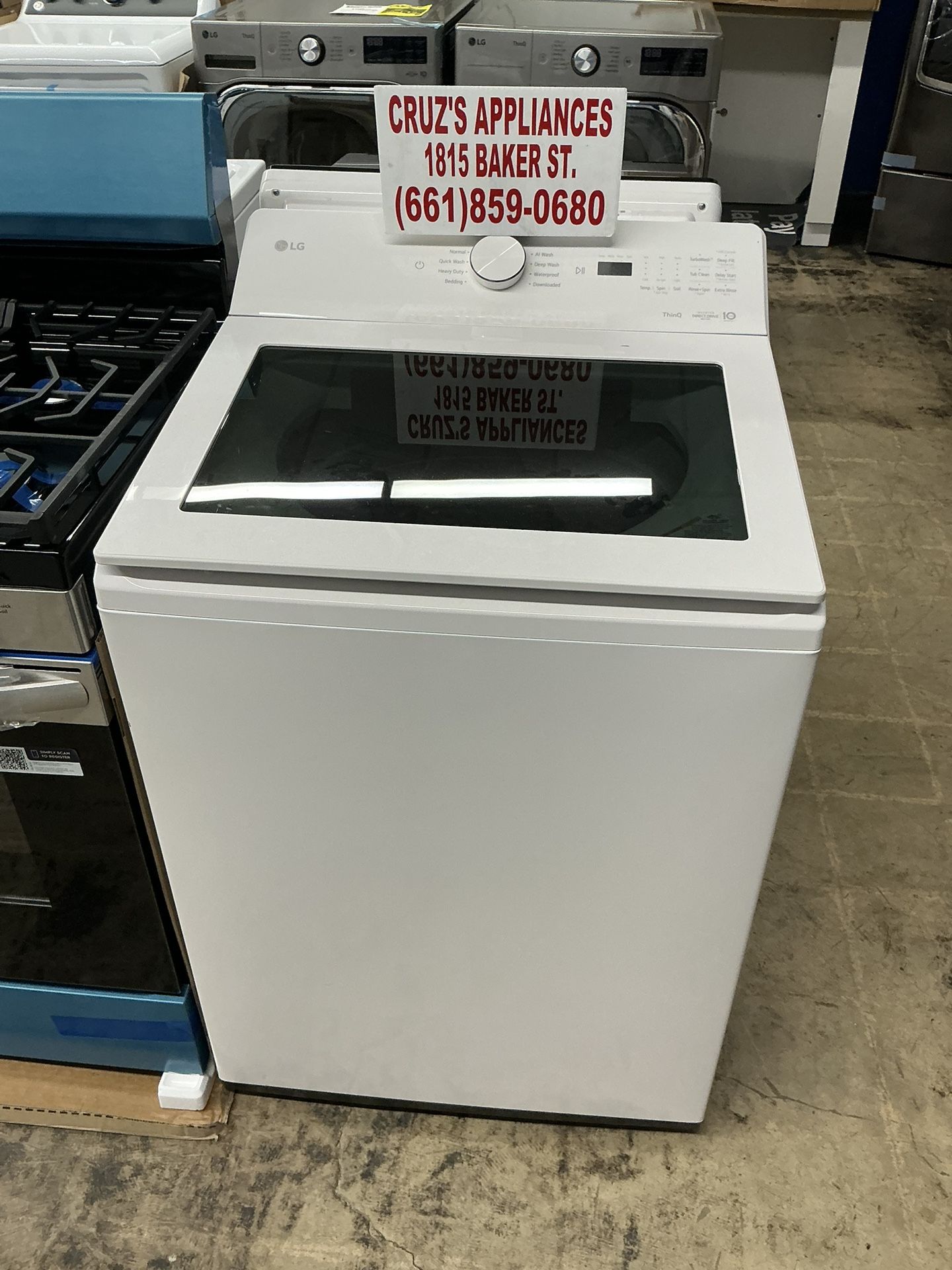 Cruz S Appliances Sales Brand New LG Washer
