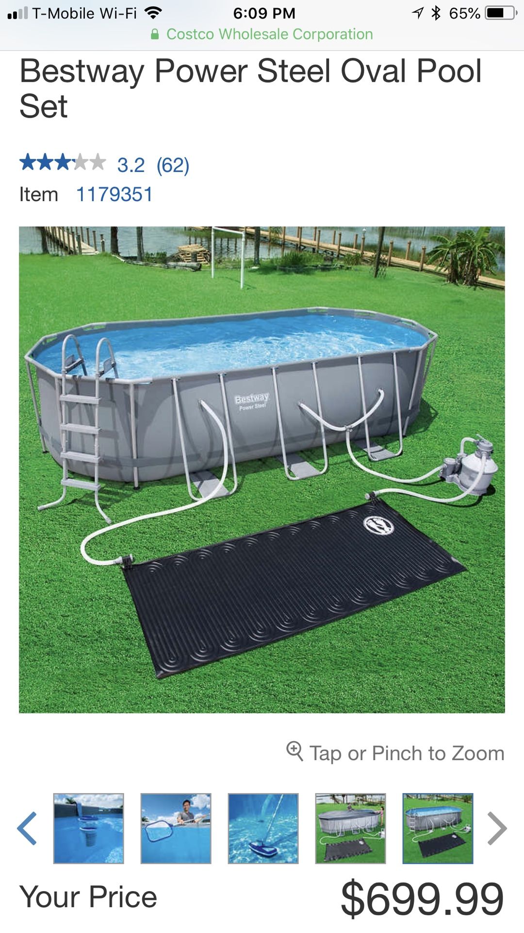 Bestway pool from Costco