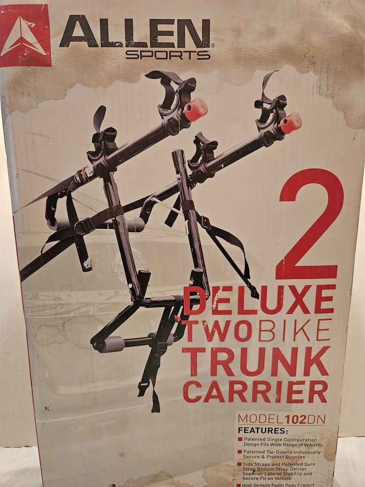 Two Bike Trunk Carrier ● New