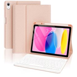 Keyboard Case for iPad 10th Generation 2022 & A16 11th Generation 2025(10.9/11 inch), Detachable Wireless Keyboard, Stand Folio Keyboard Case with Pen