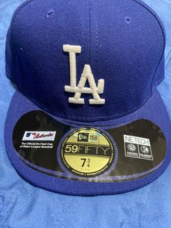 Dodgers 2015 New Era On Field Authentic Hat Cap No Flag Logo Dead Stock 7 3/4 Los Angeles LA Jerseys