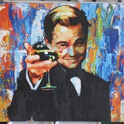 Great Gatsby - Leo Dicaprio Painting 