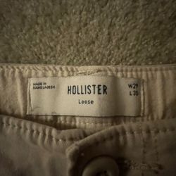 Hollister Beige Cargo Pants