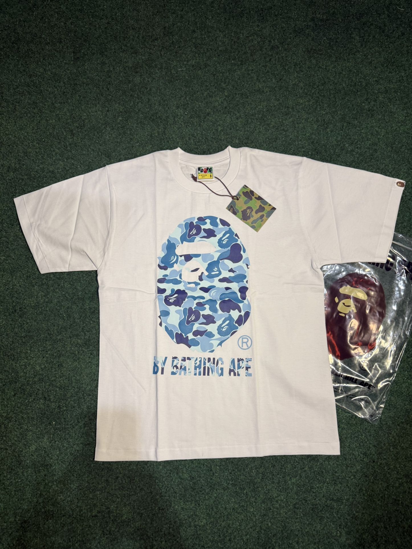 Bape White/Blue Tee