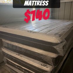 Queen pillow top mattress