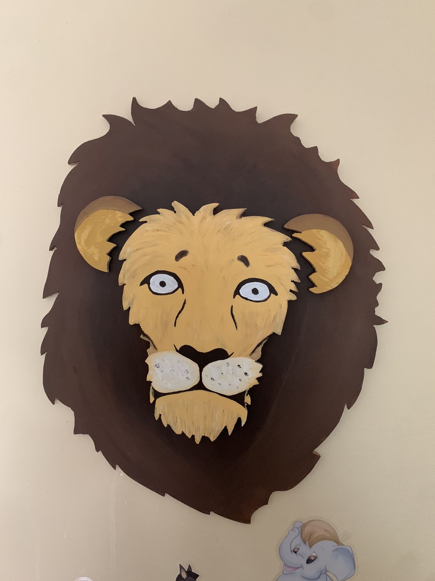 Wooden Kids Painted Art Display