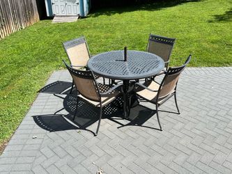 Patio table set