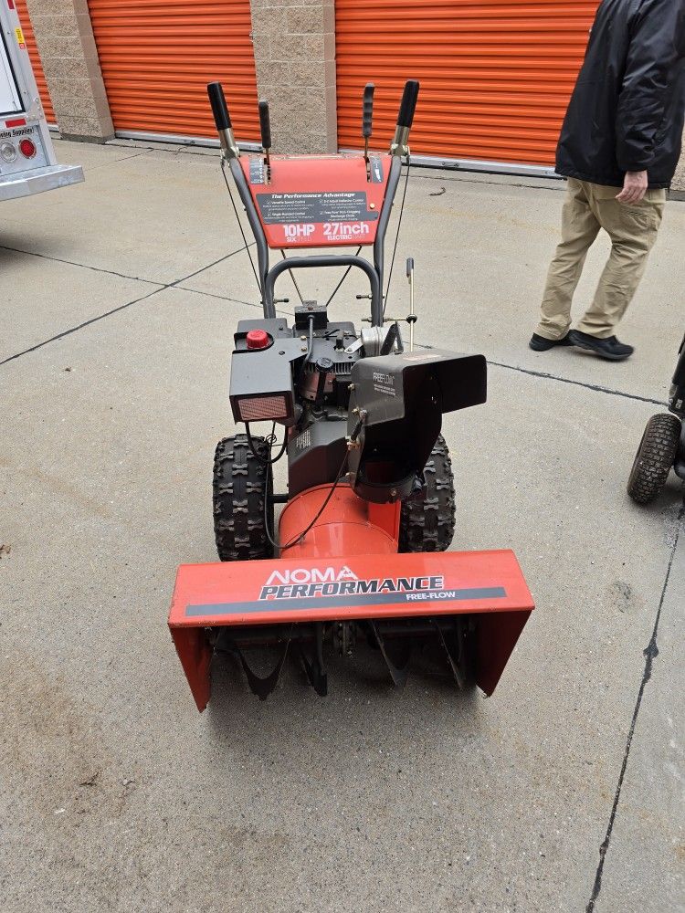 Snow Blower Noma Performance 10hp 27"