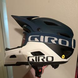 Giro Mountain Bike Helmet And Goggles
