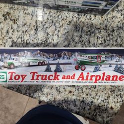 New Hess Truck And Airplane. 