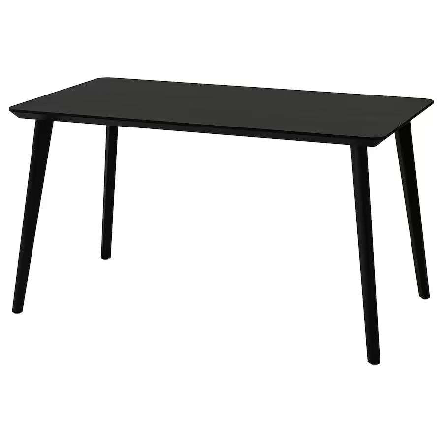 Black Wood Table