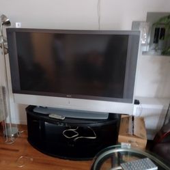 72 Inc Projection TV With Roku Box To Stream