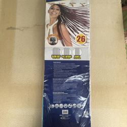 4X YAK! Pre-Stretched Knotless Braid Hair 26 Inch 