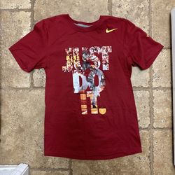 Nike NCAA USC Trojans Just Do It Dri Fit Shirt Size Small